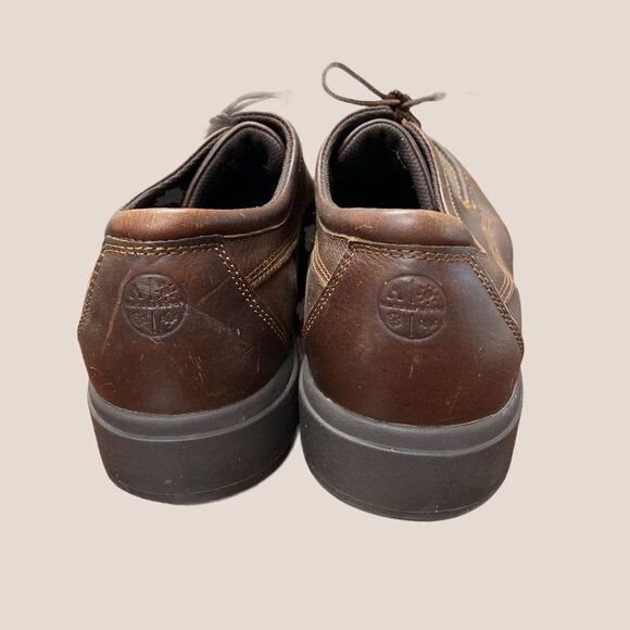 Lands' End Brown Men's Tie Loafers 12 - Picture 3 of 4